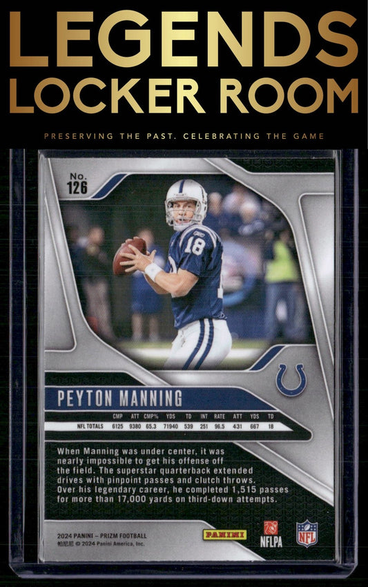2024 Panini Prizm #126 Peyton Manning