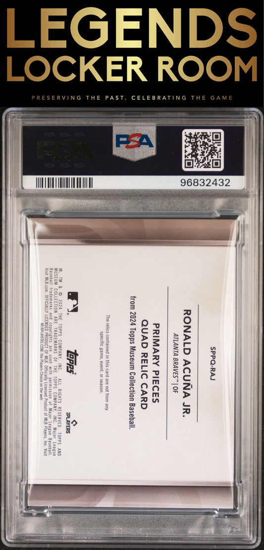 2024 Topps Museum Primary Pieces Quad Ronald Acuna Jr.