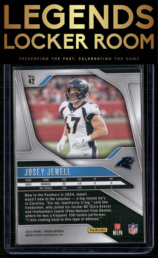 2024 Panini Prizm #42 Josey Jewell