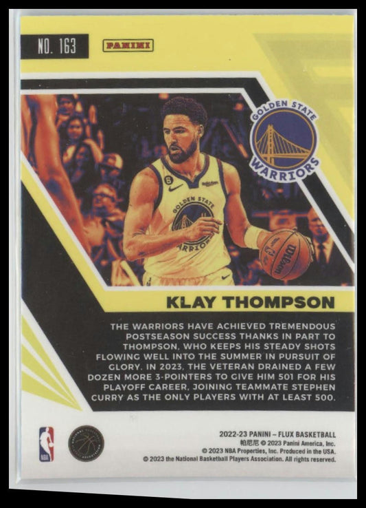 2022-23 Panini Flux #163 Klay Thompson