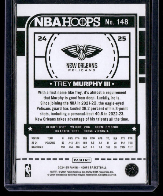 2024-25 Hoops #148 Trey Murphy III