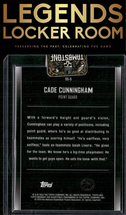 2023-24 Topps Midnight #SS-5 Cade Cunningham Star Studded