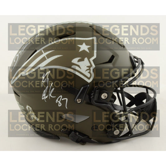 Rob Gronkowski & Julian Edelman Signed New England Patriots "Salute to Service"