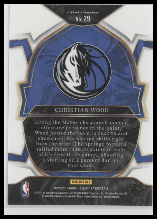 2022-23 Panini Select #29 Christian Wood Blue (Retail Base)