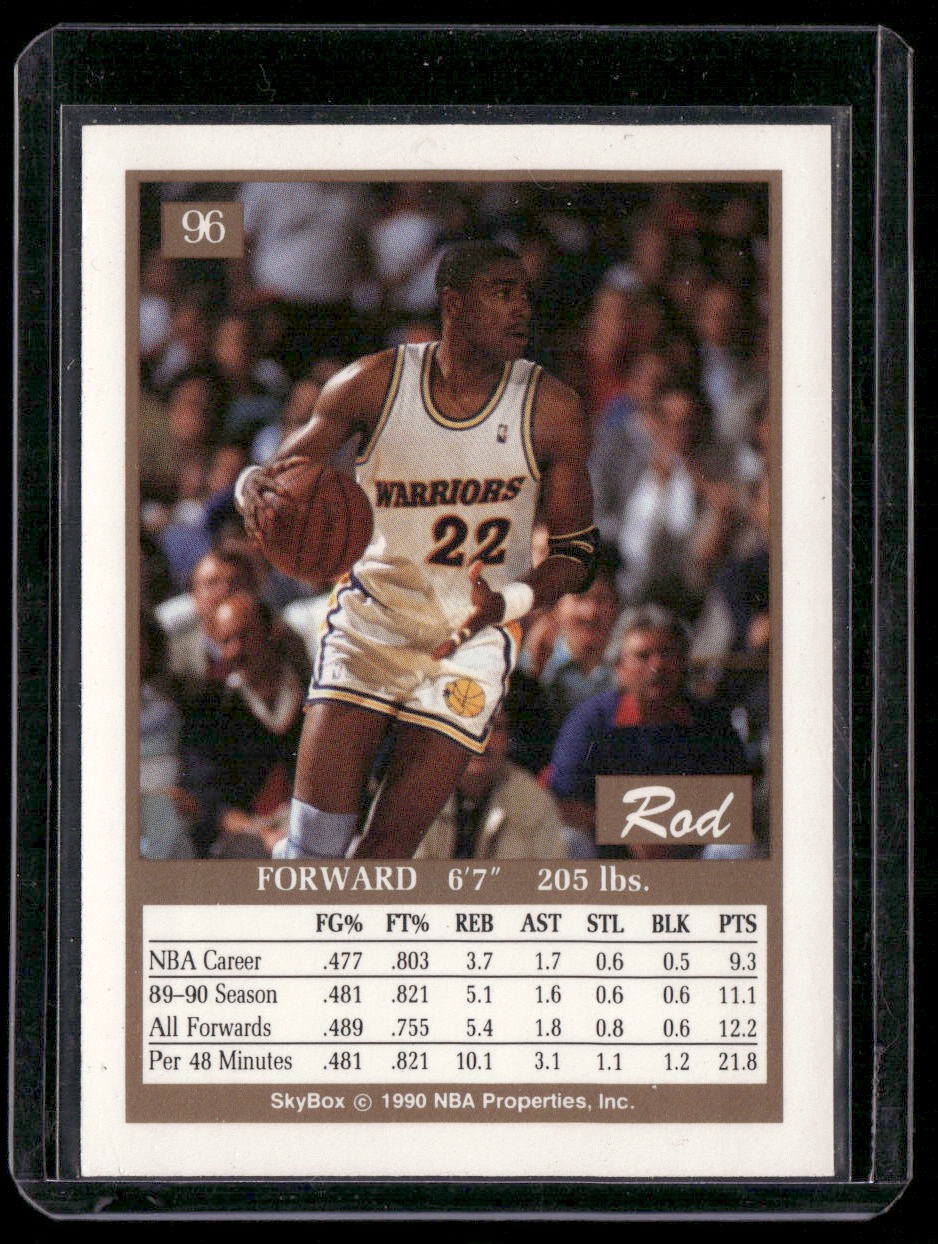 1990-91 SkyBox #96 Rod Higgins