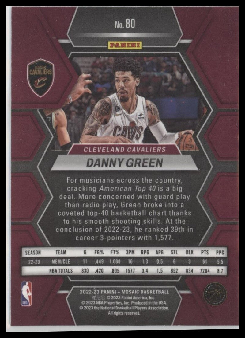 2022-23 Panini Mosaic #80 Danny Green