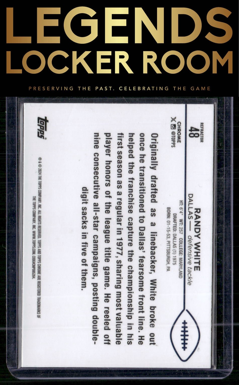 2024 Topps Chrome #48 Randy White Refractor