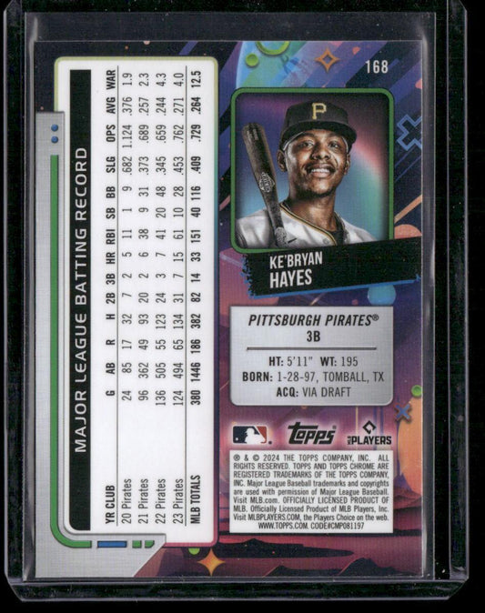2024 Topps Chrome Cosmic #168 Ke'Bryan Hayes