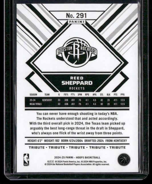 2024-25 Hoops #291 Reed Sheppard
