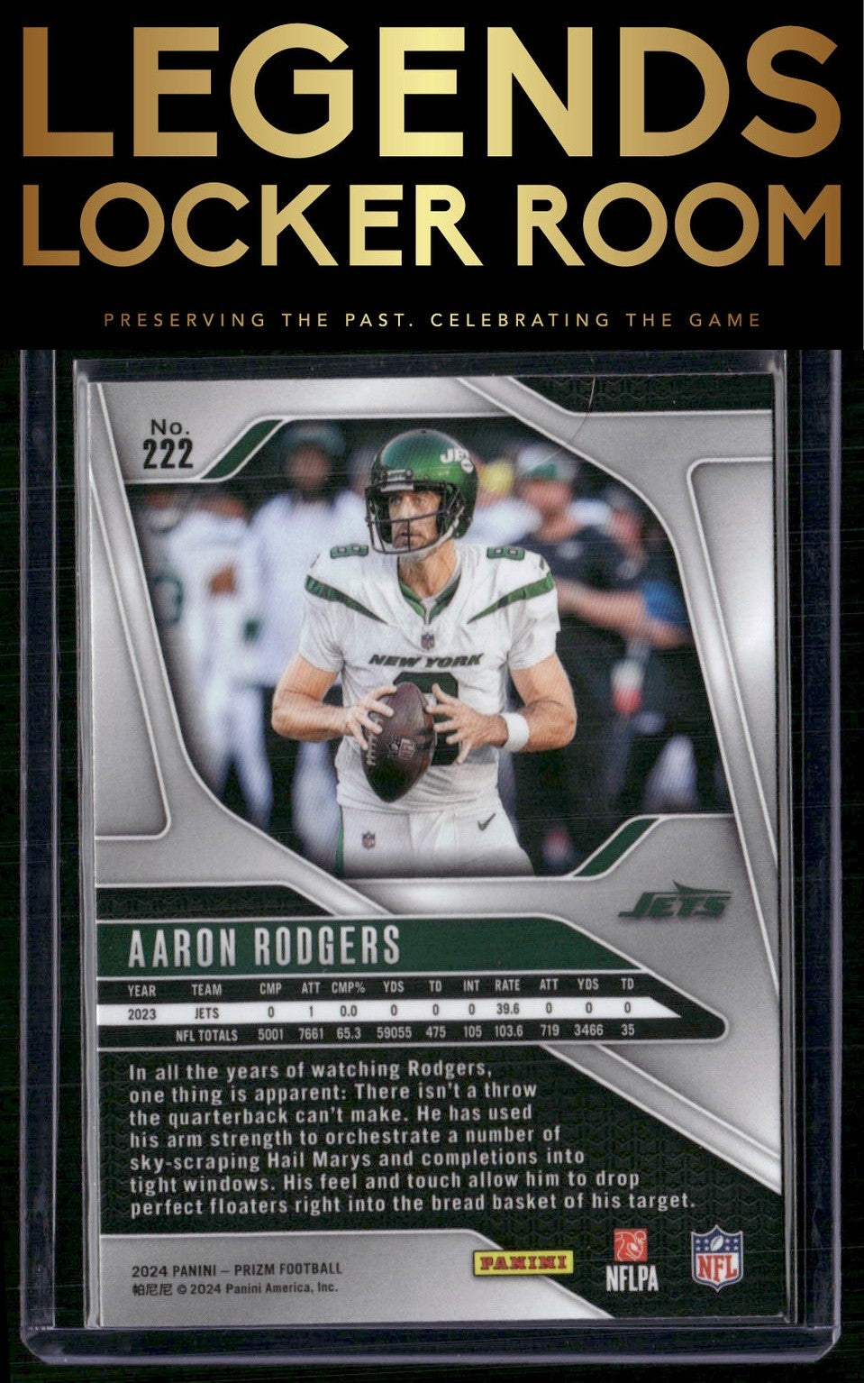 2024 Panini Prizm #222 Aaron Rodgers