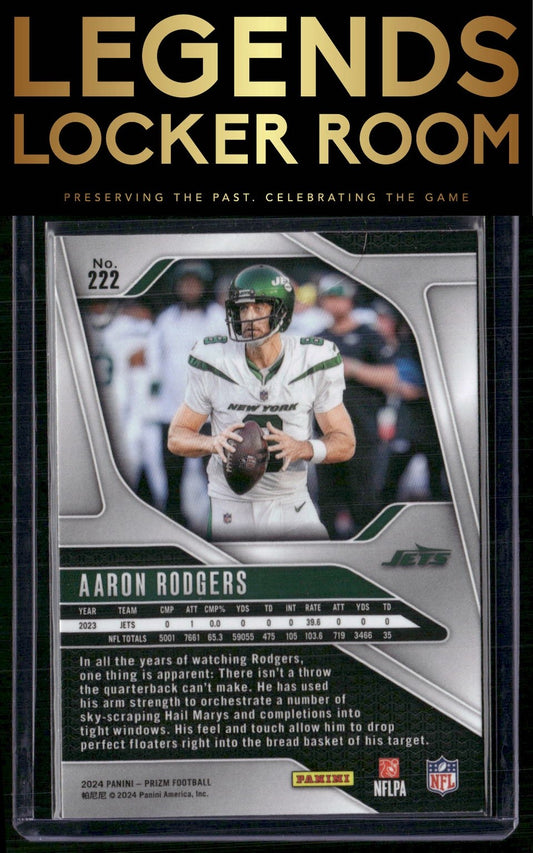 2024 Panini Prizm #222 Aaron Rodgers