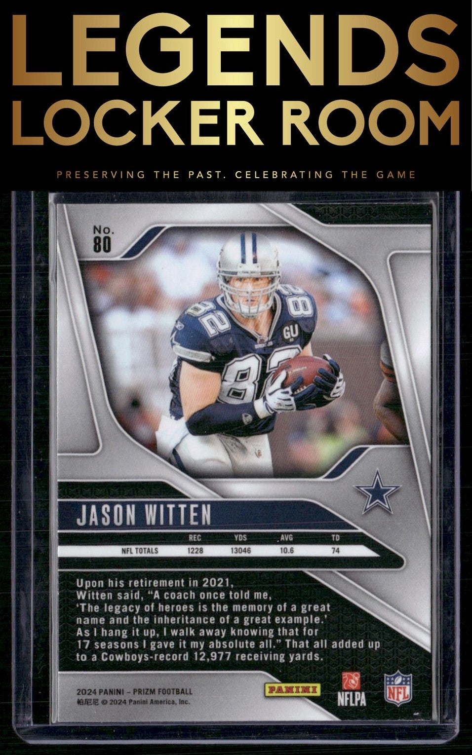 2024 Panini Prizm #80 Jason Witten