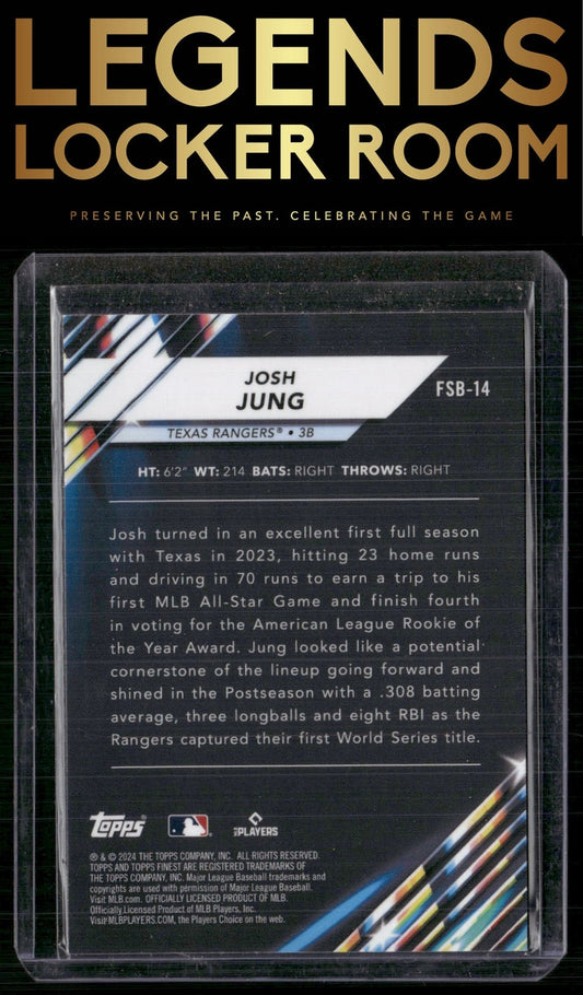 2024 Finest #FSB-14 Josh Jung Future So Bright