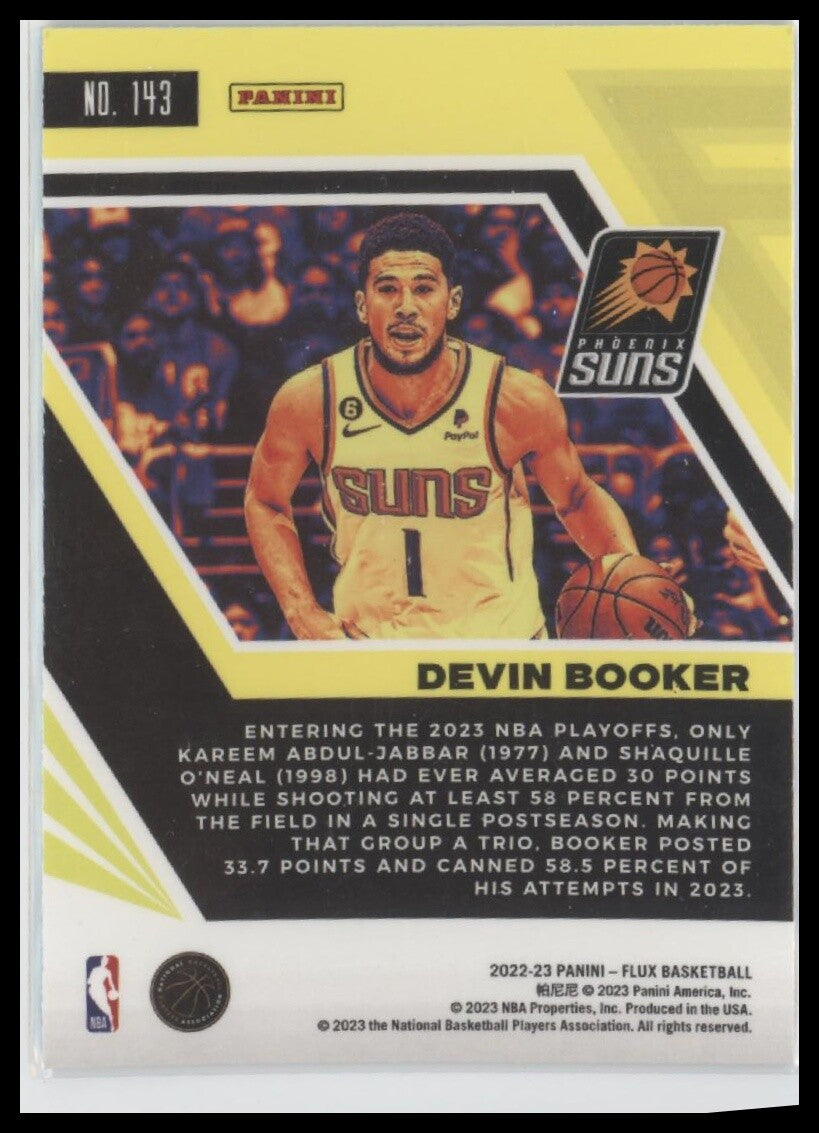 2022-23 Panini Flux #143 Devin Booker