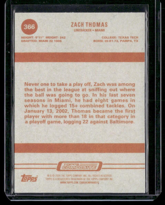 2023 Topps Composite #366 Zach Thomas
