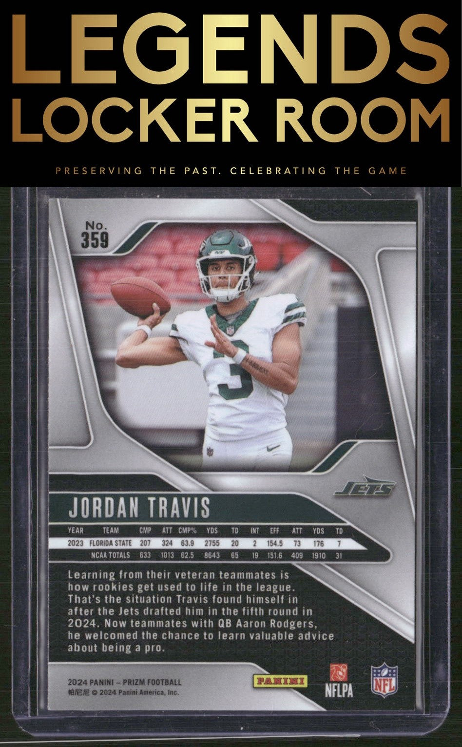 2024 Panini Prizm #359 Jordan Travis
