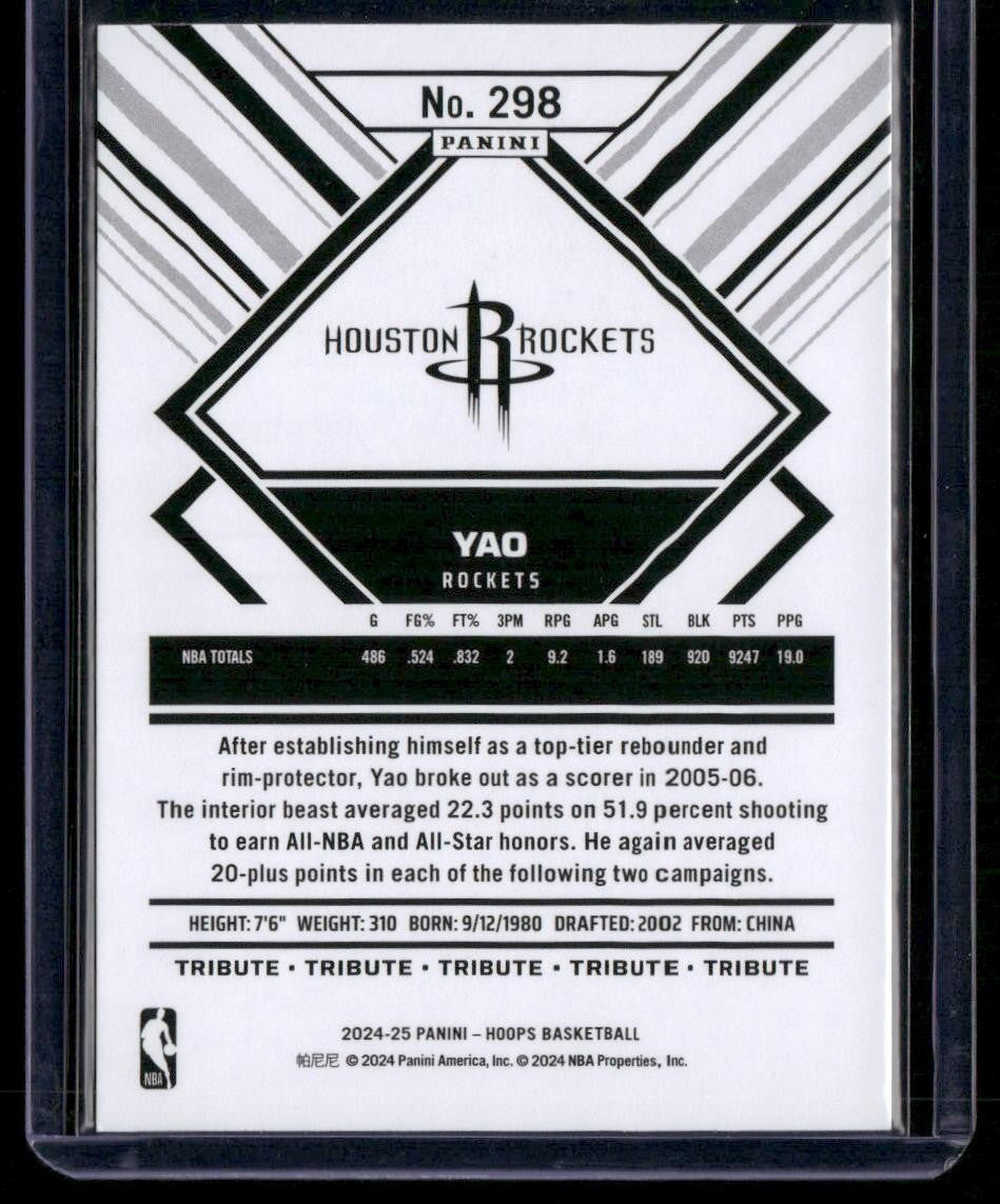 2024-25 Hoops #298 Yao Ming