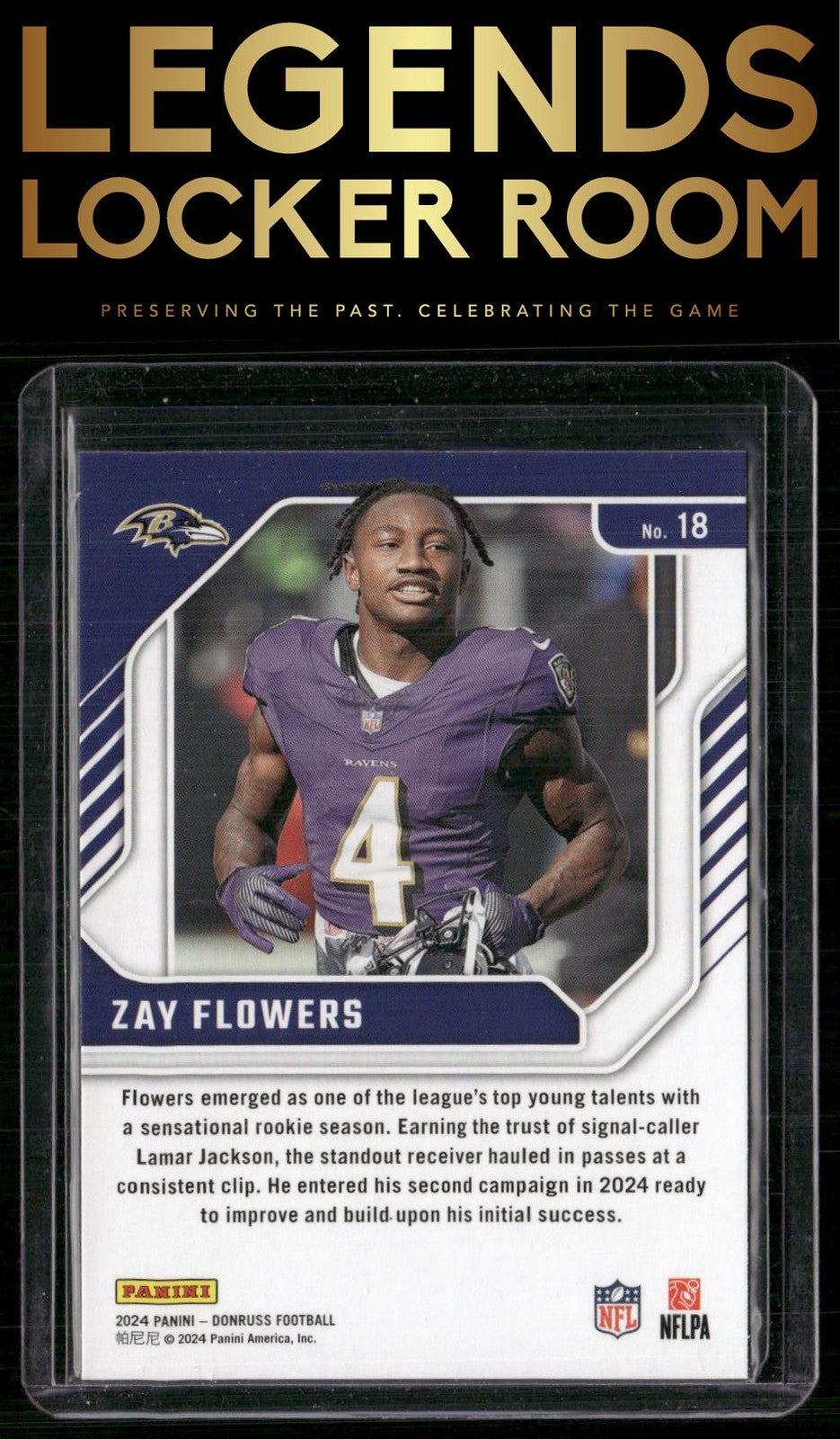 2024 Donruss #18 Zay Flowers The Elite Series