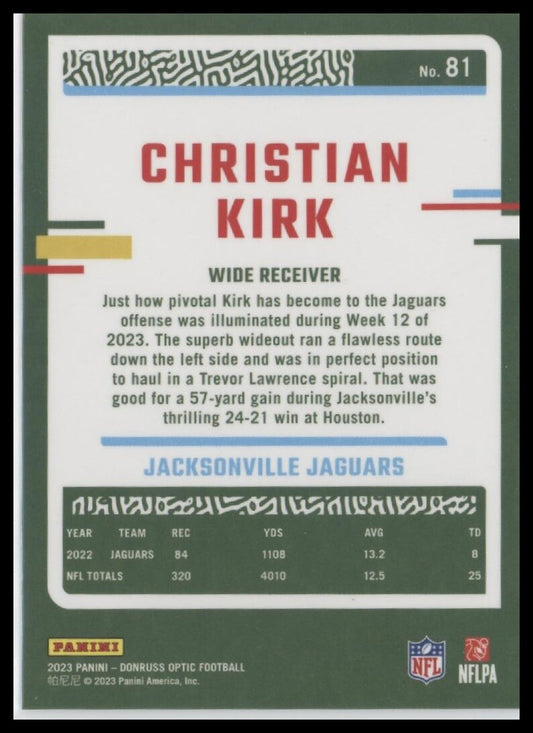 2023 Donruss Optic #81 Christian Kirk