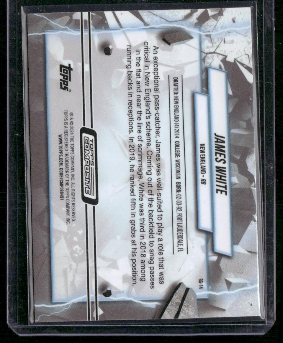 2023 Topps Composite #RG-14 James White Resurgence Grounded