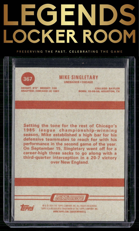 2023 Topps Composite #367 Mike Singletary