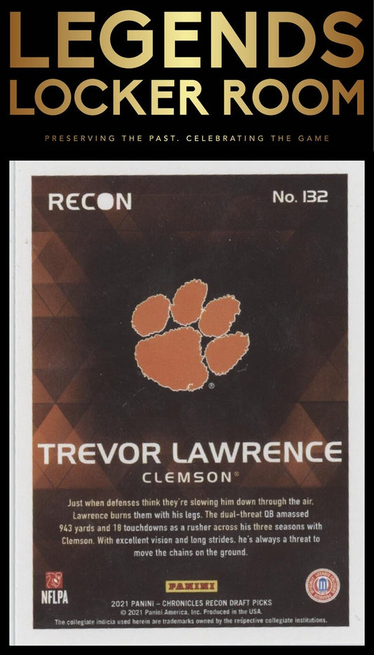 2021 Panini Chronicles Draft Picks #132 Trevor Lawrence