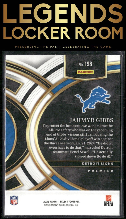2023 Panini Select #198 Jahmyr Gibbs