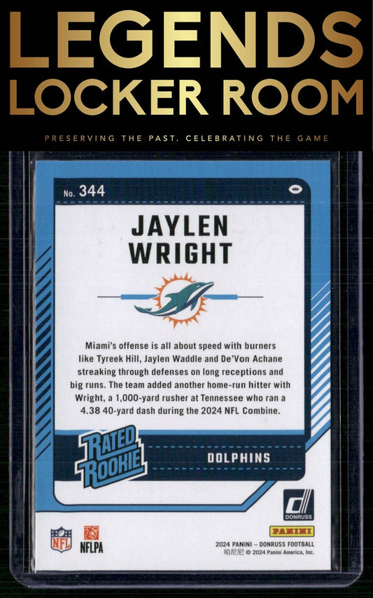 2024 Donruss #344 Jaylen Wright