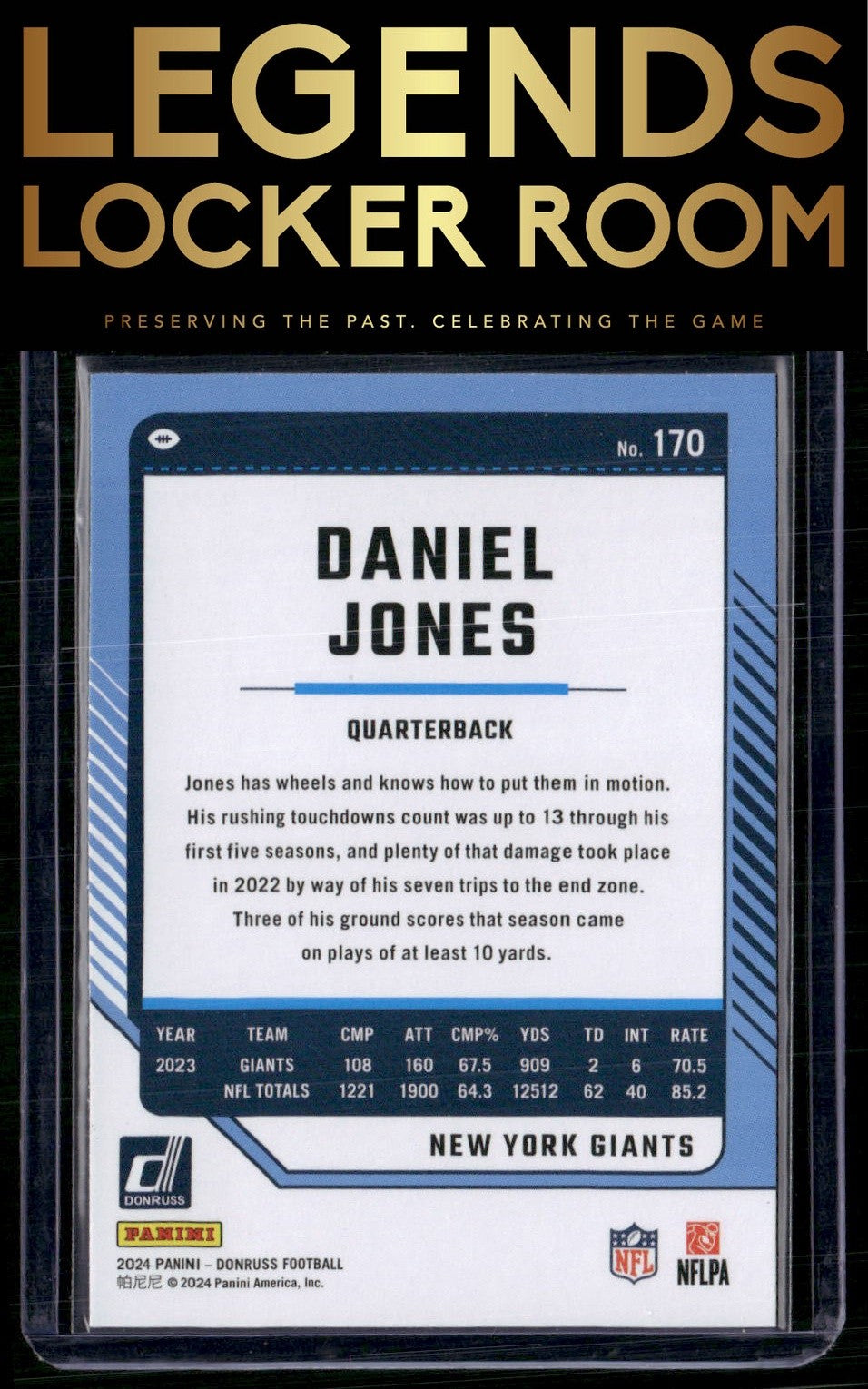 2024 Donruss #170 Daniel Jones