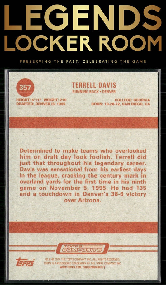 2023 Topps Composite #357 Terrell Davis