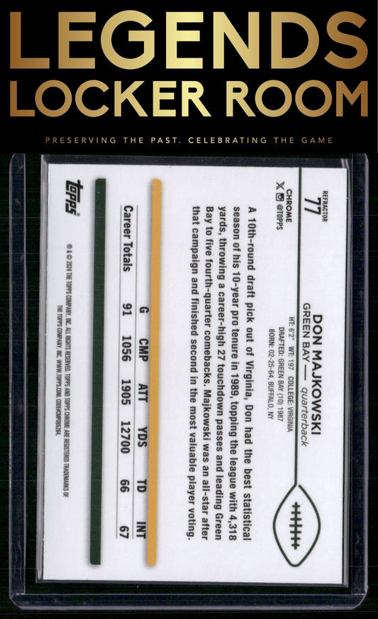 2024 Topps Chrome #77 Don Majkowski Refractor