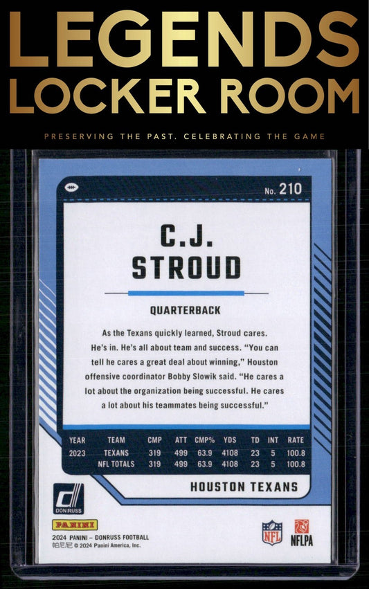 2024 Donruss #210 CJ Stroud
