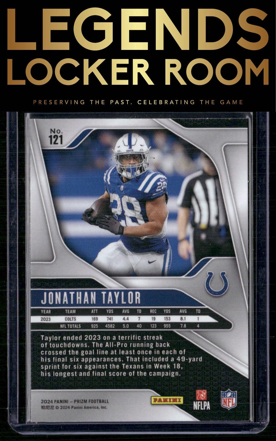 2024 Panini Prizm #121 Jonathan Taylor
