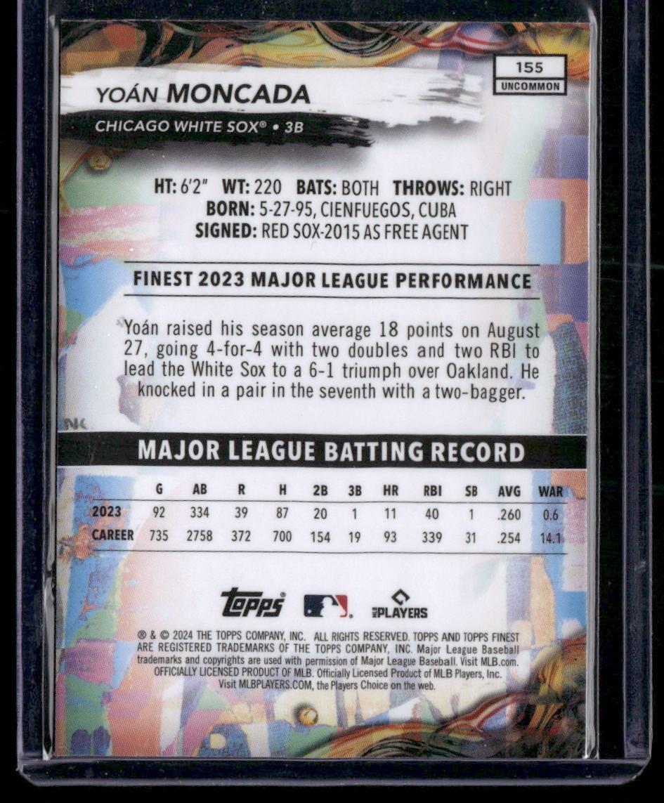 2024 Finest #155 Yoán Moncada