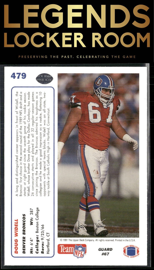 1991 Upper Deck #479 Doug Widell
