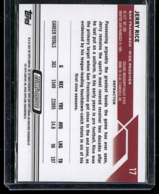 2023 Topps Composite #17 Jerry Rice Refractor