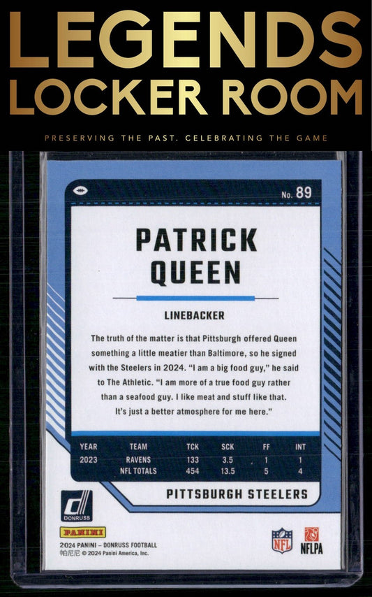 2024 Donruss #89 Patrick Queen