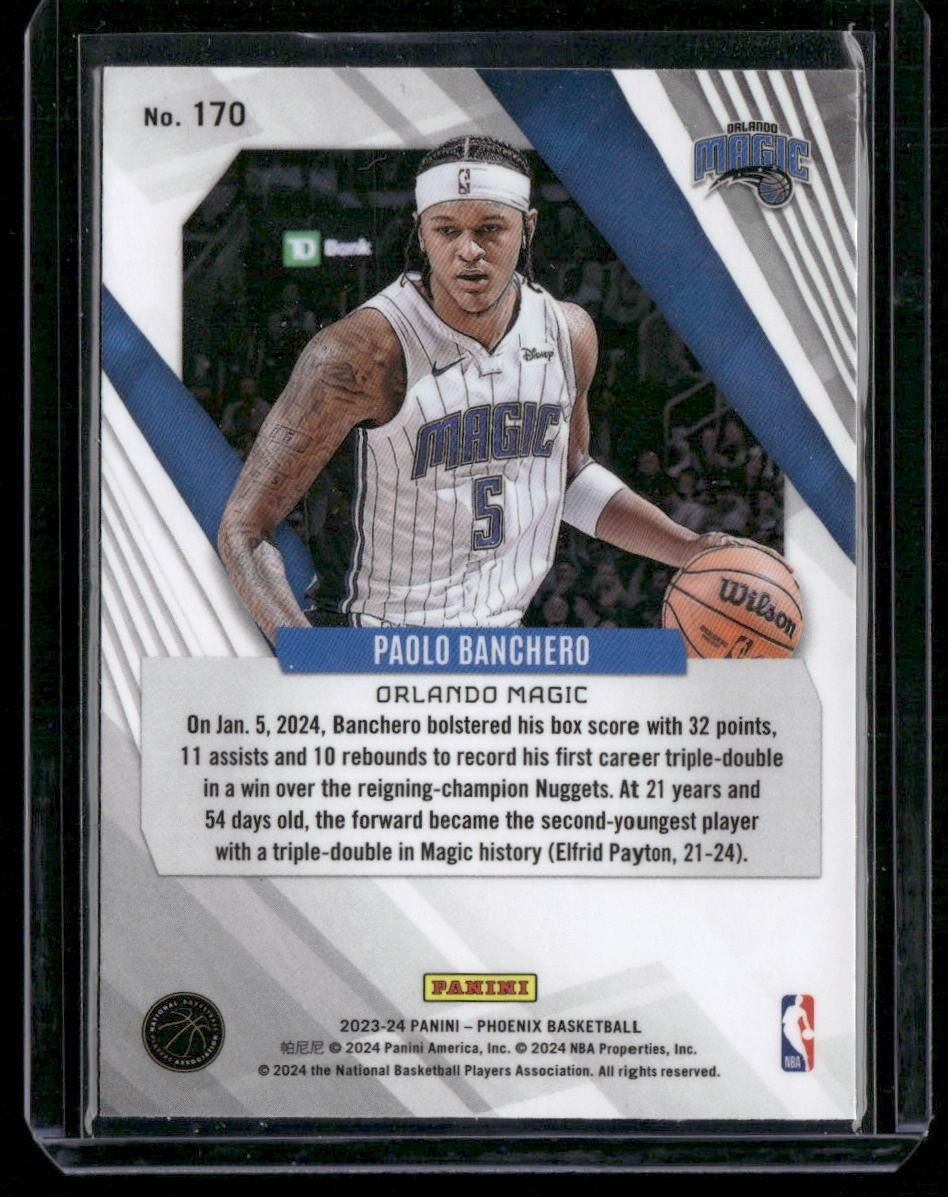 2023-24 Panini Phoenix #170 Paolo Banchero