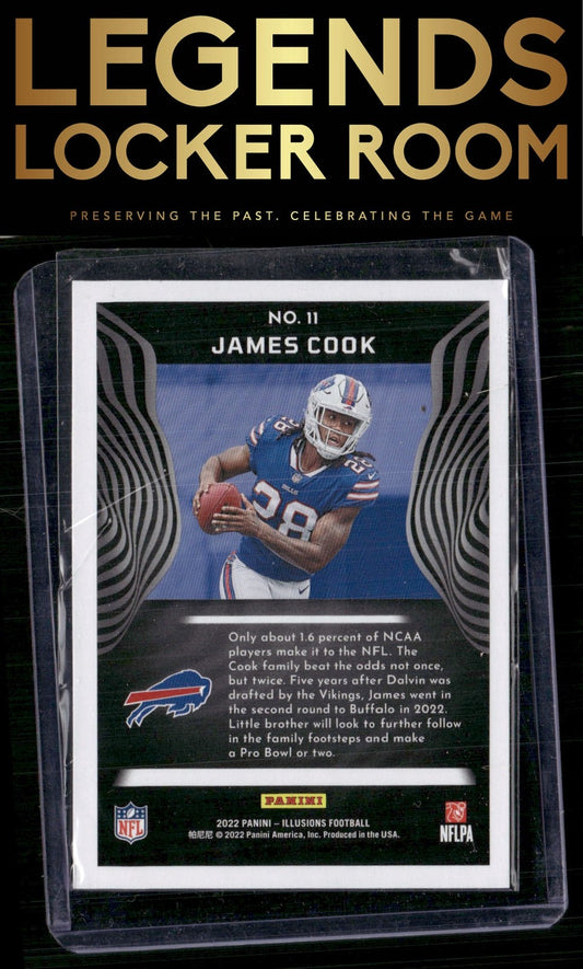 2022 Panini Illusions #11 James Cook Retail