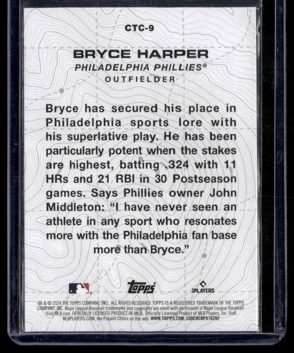 2024 Topps #CTC-9 Bryce Harper City to City