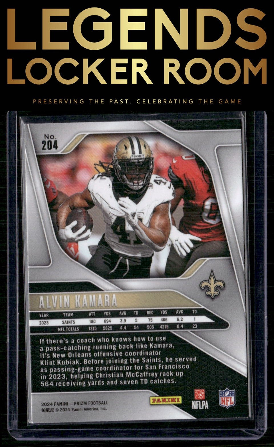 2024 Panini Prizm #204 Alvin Kamara