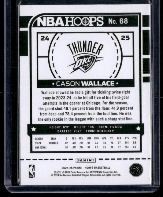 2024-25 Hoops #68 Cason Wallace