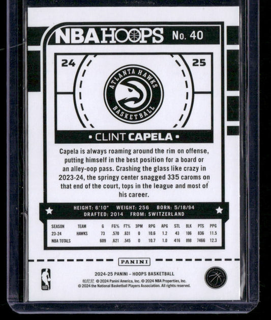 2024-25 Hoops #40 Clint Capela