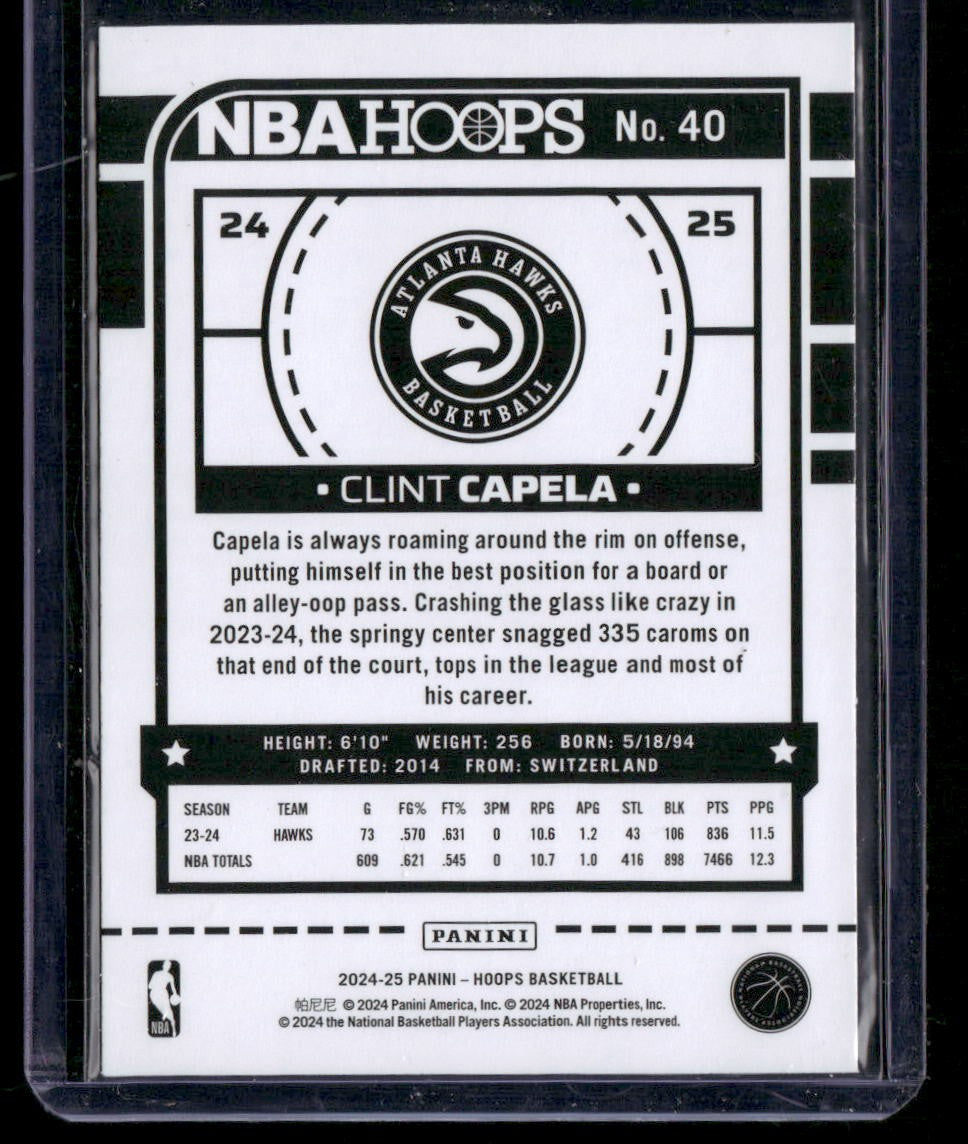 2024-25 Hoops #40 Clint Capela