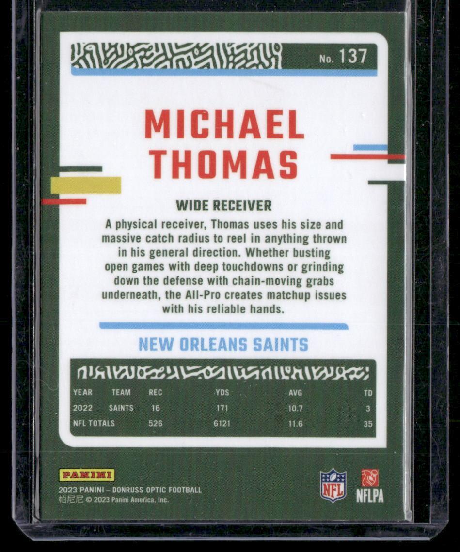 2023 Donruss Optic #137 Michael Thomas