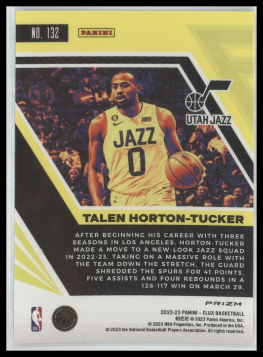 2022-23 Panini Flux #132 Talen Horton-Tucker Silver