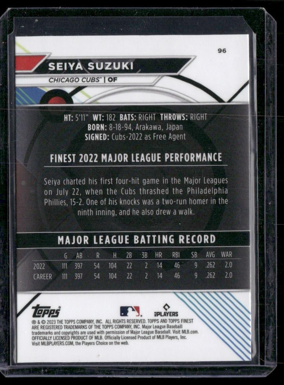 2023 Finest #96 Seiya Suzuki