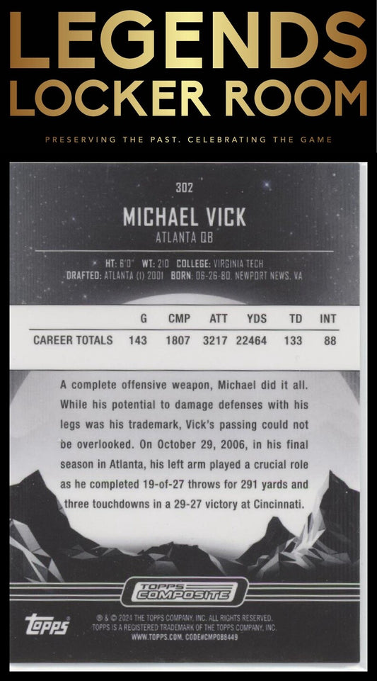 2023 Topps Midnight #302 Michael Vick