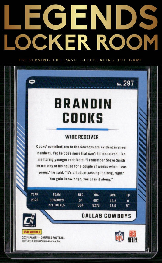2024 Donruss #297 Brandin Cooks