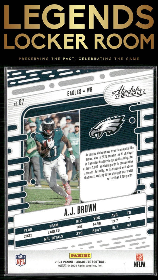 2024 Panini Absolute #87 A.J. Brown